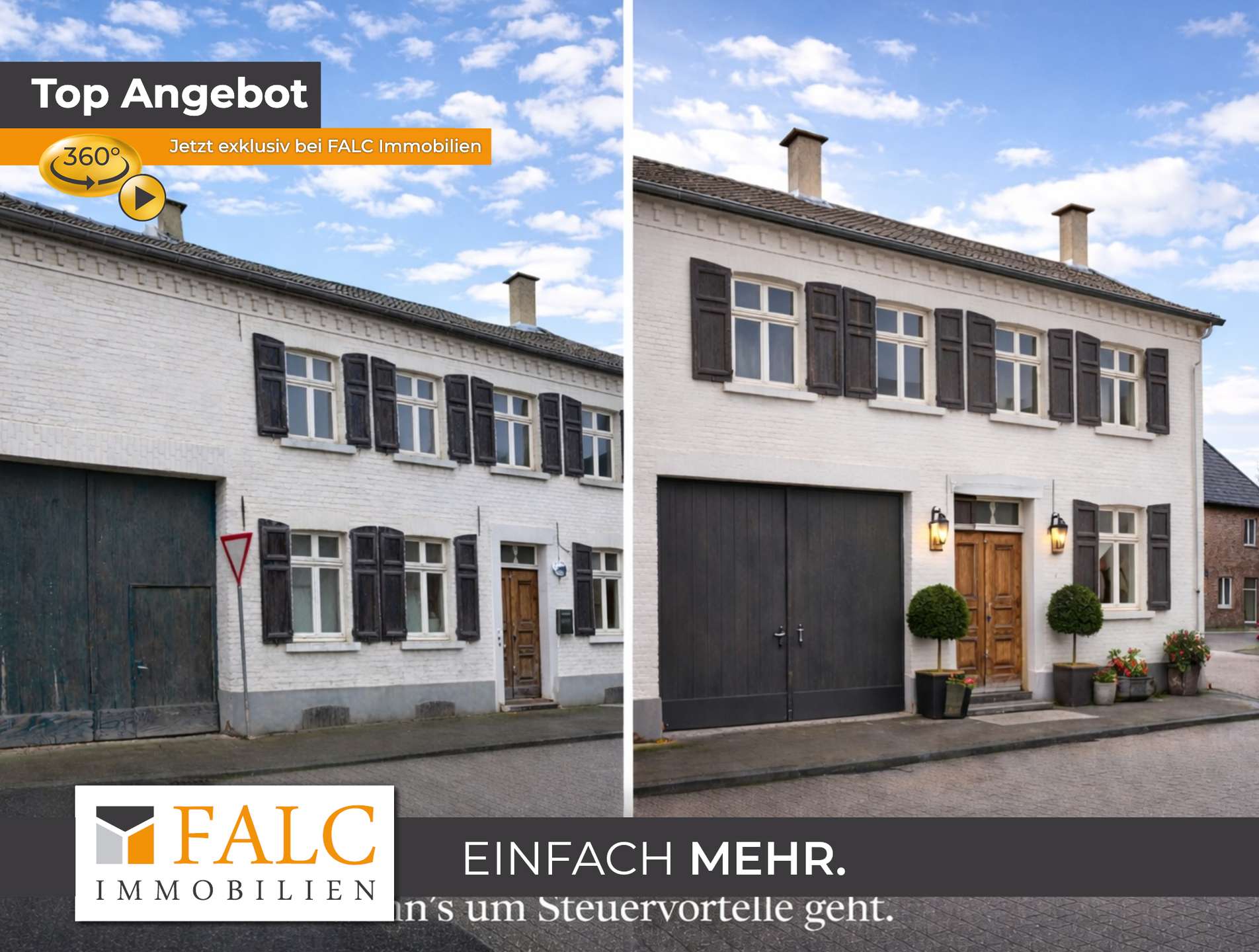 Denkmalgebäude mit Anbau